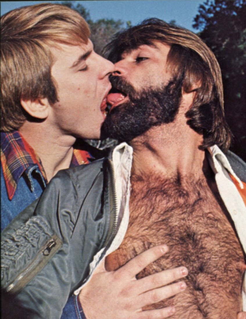 Vintage Gay Porn Stars Kissing - Hairy Gay Porn image #1953