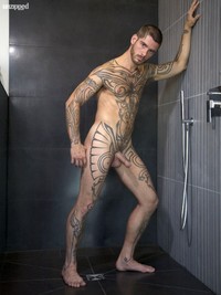 Logan McCree Porn tattoo logan mccree bathroom tattoos all over