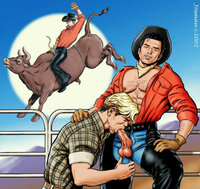 anime gay sex Pic pic gay anime fantasies from cowboys brave knights