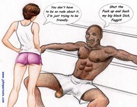 big black boy anime cartoon porn sissy boy craving some black cock photo