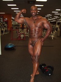 big black muscle men 