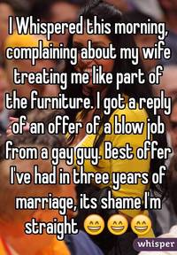 gay blow job pic dcc fab ded whisper whispered this morning complaining about wife treating like