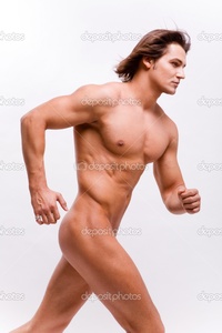 naked muscle mans depositphotos muscular sexy man naked torso isolated white stock photo