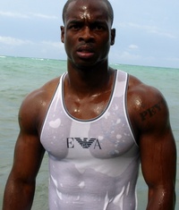 sexy muscular black men part hot black hunks muscle ebony men dark flex